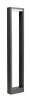 Lampa ogrodowa Form 80cm.jpgLampa ogrodowa Form 80 cm LED IP54 w kolorze ciemny popiel, aluminiowa, na białym tle