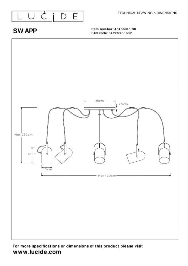 Lampa wisząca Pająk Swapp.jpg