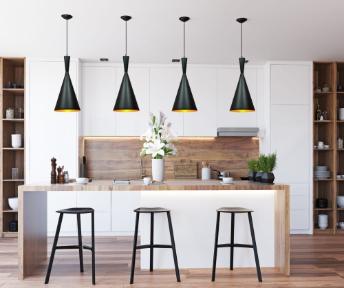 Lampy wiszące Modern zawieszone nad stołem w kuchni.jpg