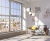 Lampa wisząca Bloom 4 black w industrialnym salonie.jpg