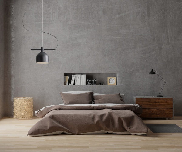Lampa-wiszaca-Beryl-czarna-w-minimalistycznej-sypialni-4FunDesign.com.jpg