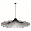 Lampa wisząca Dot – duża, ażurowa oprawa z czarnego metalu, idealna do loftowych i przestronnych wnętrz.