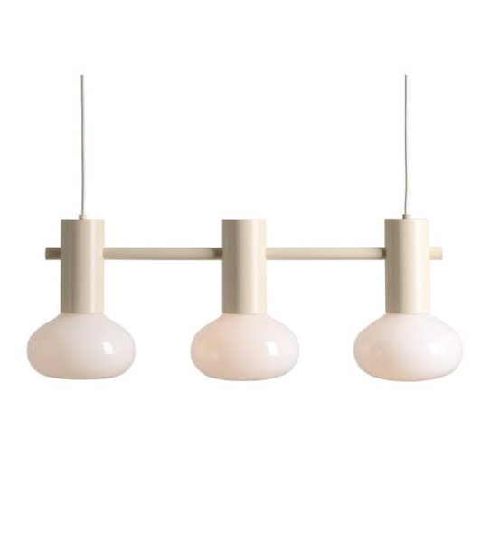 Lampa wiszącas Flo 3 cream S.