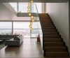 Lampa wiszaca Dori K-30 zawieszona przy schodach na antresole.
