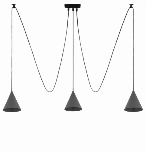 Lampa Pająk Stożek M 3.