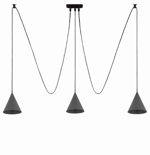 Lampa Pająk Stożek M 3.