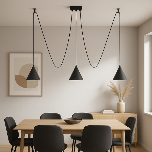 Lampa Pająk Stożek 3.