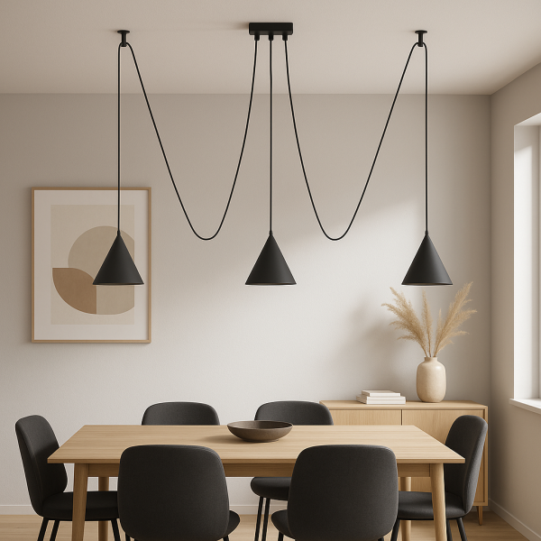 Lampa Pająk Stożek 3.