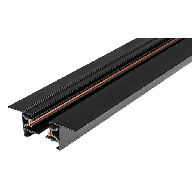 szynoprzewód 10fazowy wpuszczany czarny 2m