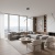 Lampa LED Orion w nowoczesnym salonie.