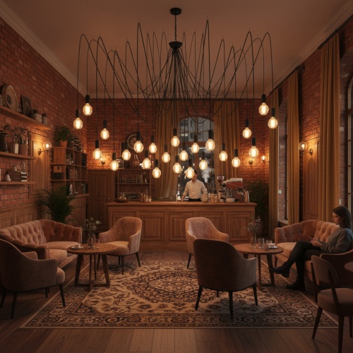 Lampa Pająk od 4fundesign.com.