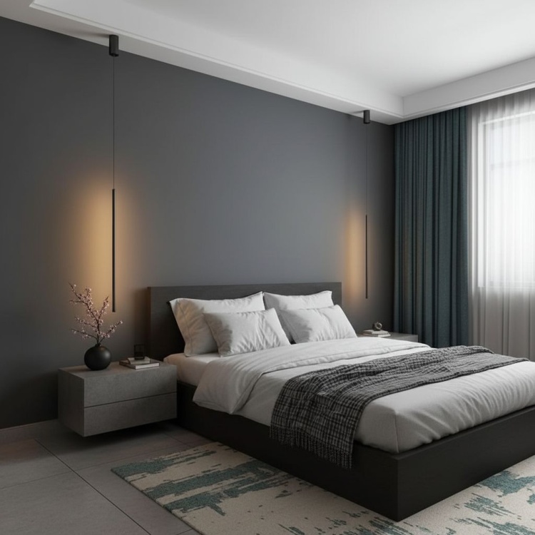 Lampy Neo w sypialni 2