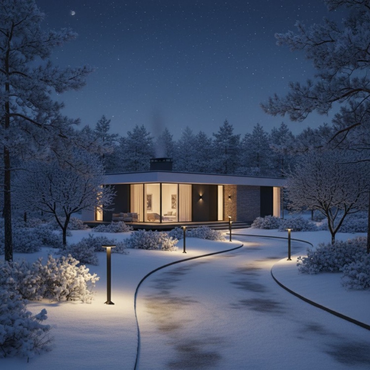 Stojąca lampa ogrodowa Rondo.