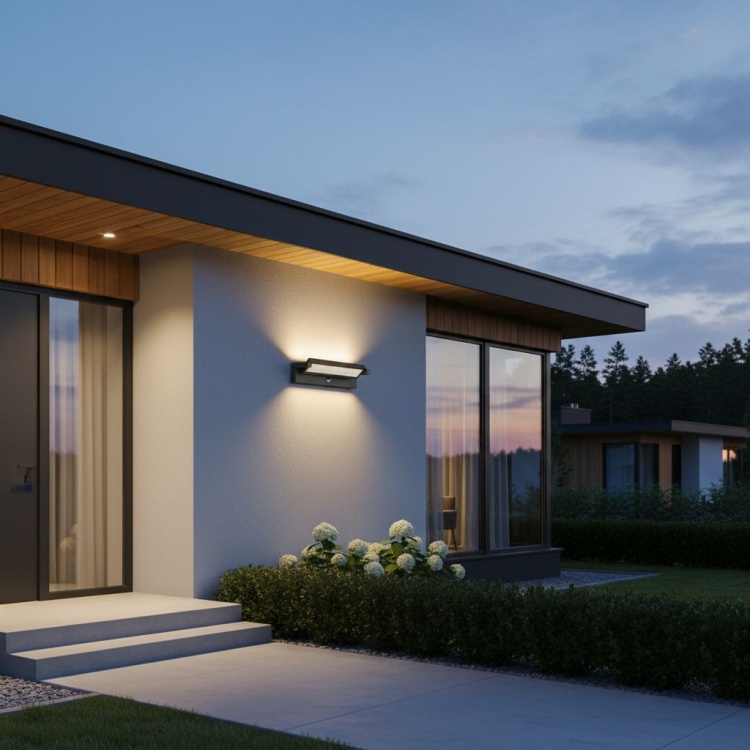 Nowoczesny kinkiet elewacyjny Ren.