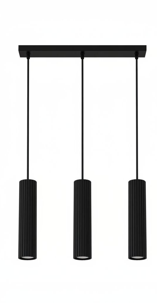 Lampa wisząca Arcus 3L czarna.