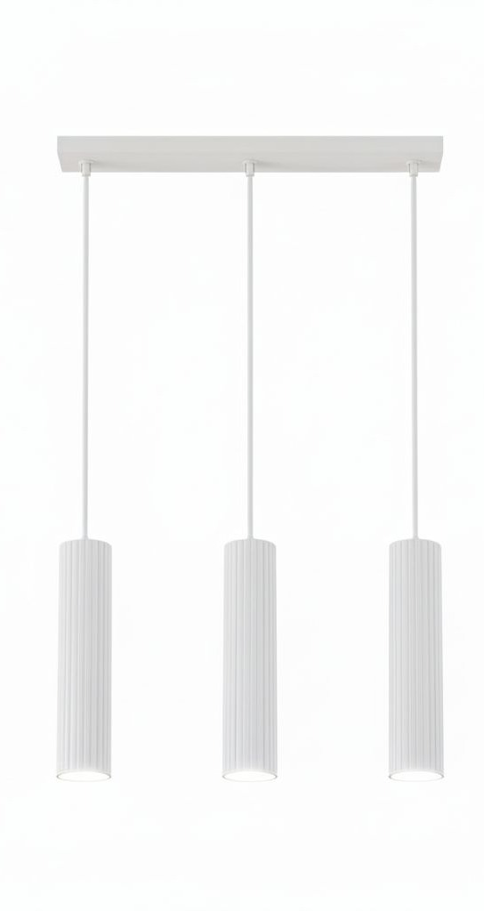 Lampa wisząca Arcus 3L biała.