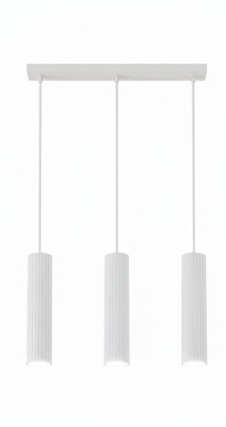 Lampa wisząca Arcus 3L biała.
