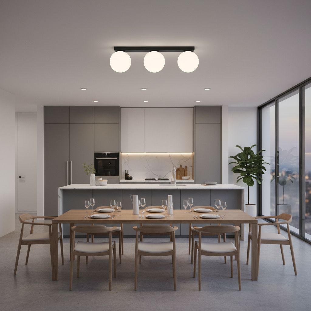 Plafon Kula 3 w jadalni.