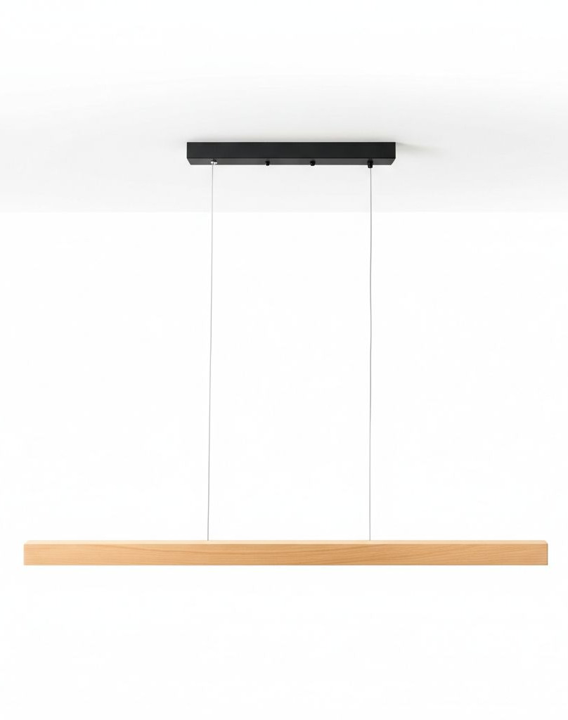 Drewniana lampa wisząca LED Prestige .