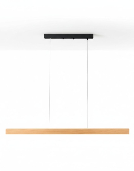 Drewniana lampa wisząca LED Prestige .
