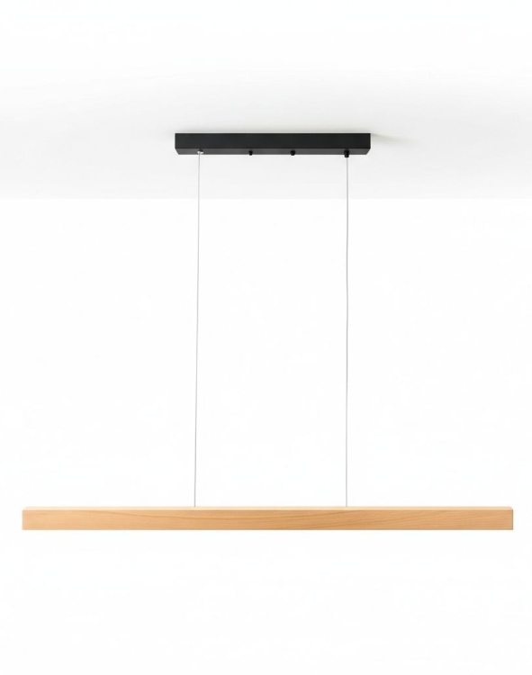 Drewniana lampa wisząca LED Prestige .