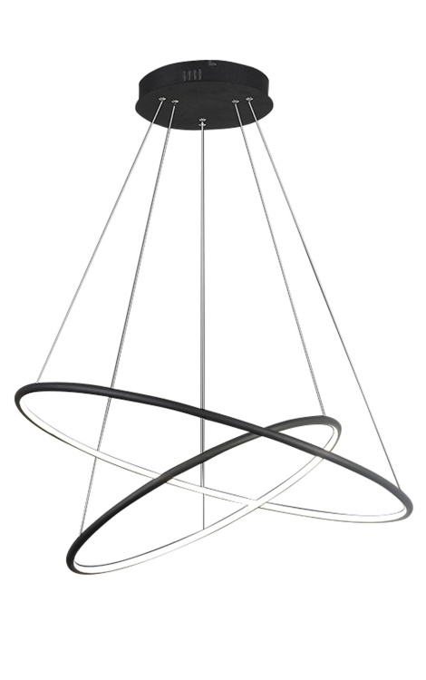 Lampa LED Orion black.