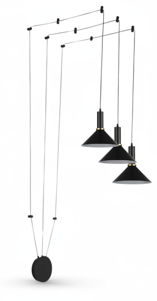 Lampa industrialna Orbit Trio.