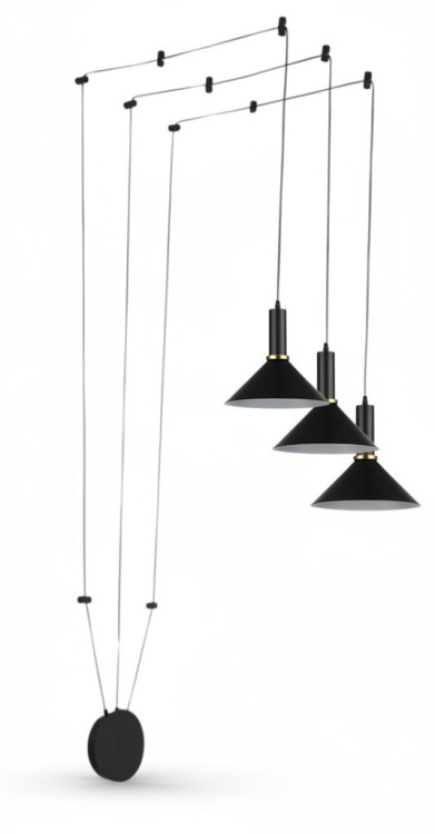 Lampa industrialna Orbit Trio.