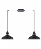 Industrialna lampa wisząca Twin.