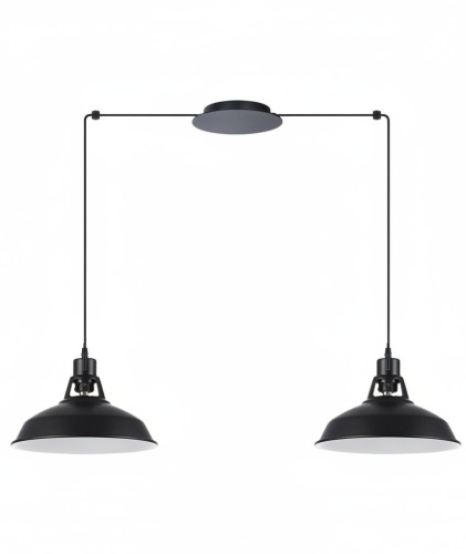 Industrialna lampa wisząca Twin.