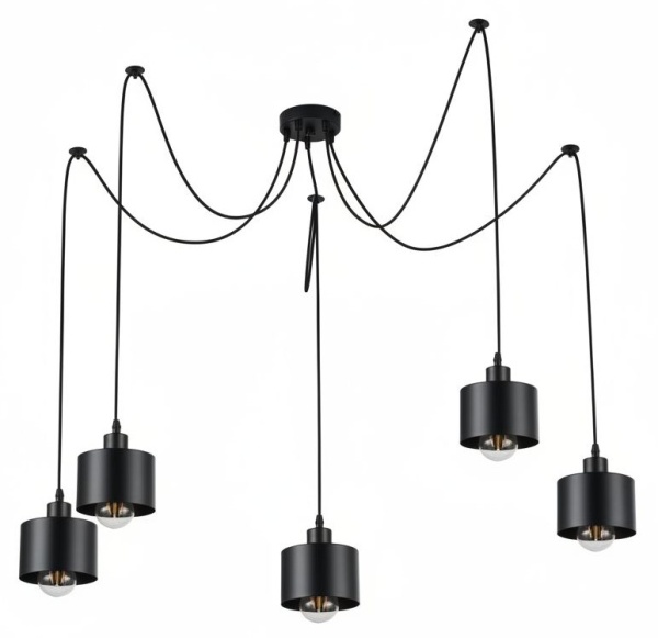Lampa pająk Chris 5 ramion.