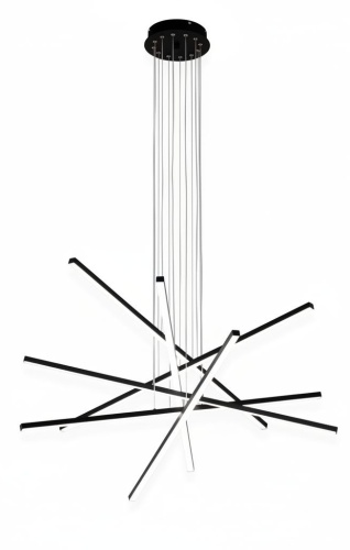 Nowoczesna lampa LED Rotta do dużego salonu.