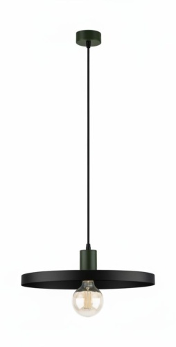 Lampa wisząca Dysk 40 czarna.