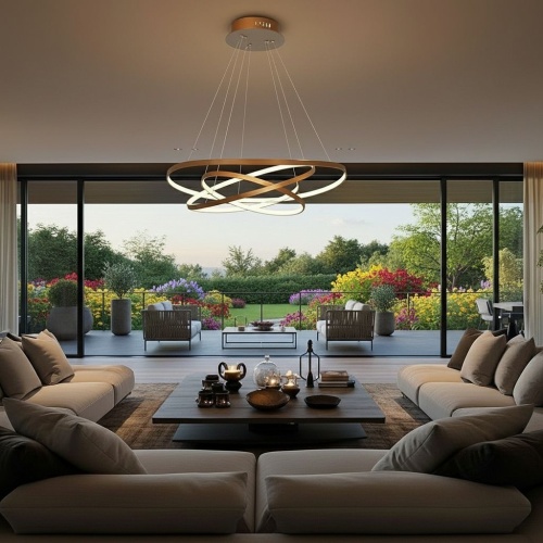 Lampa LED do salonu - 4fundesign.