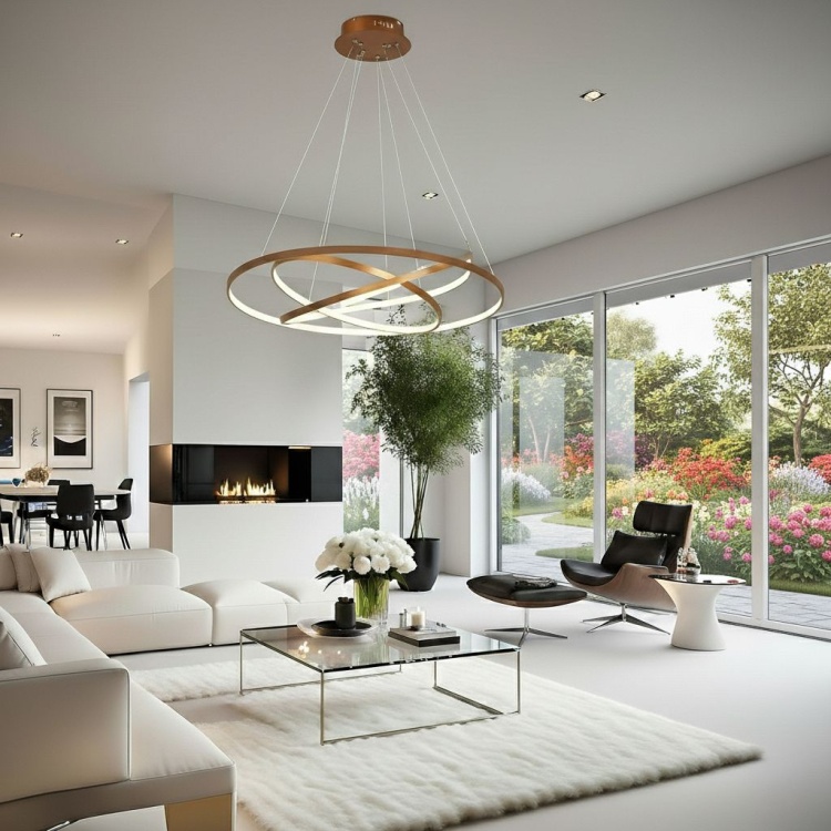 Lampa LED do salonu.