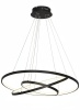 Lampa LED Ring 3 czarna.