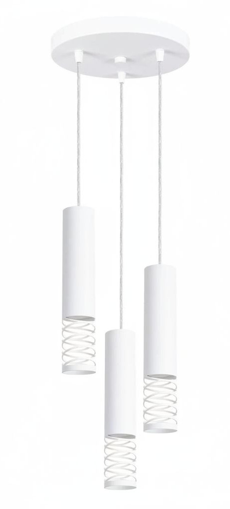 Lampa wisząca Lami 3P biała.