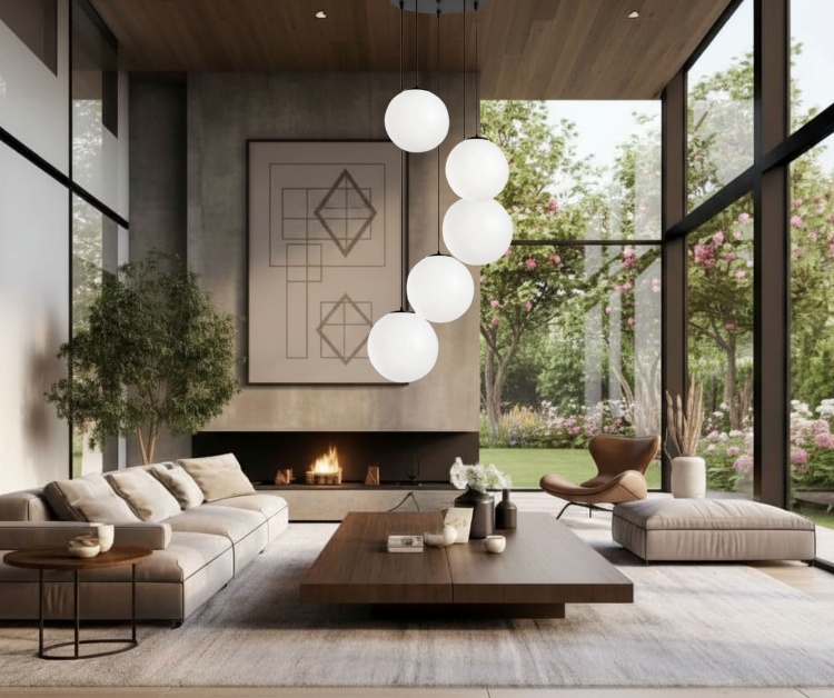 lampa do salonu Kula 5.