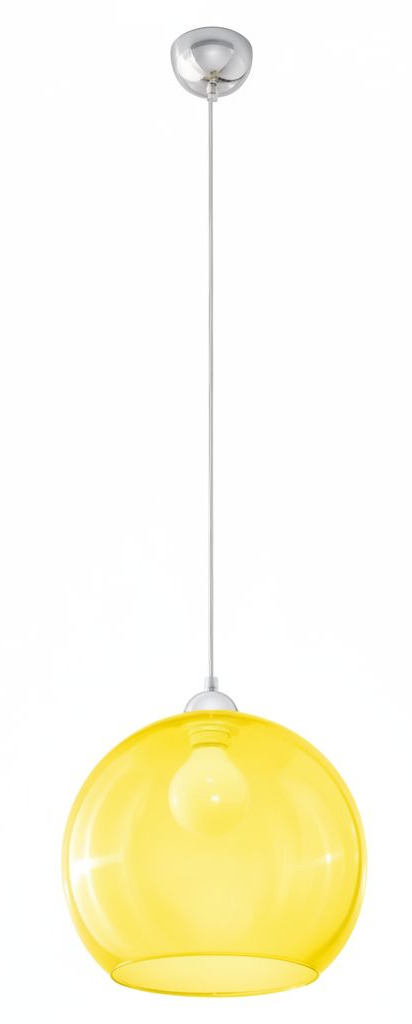 Lampa wisząca Ball żółta.