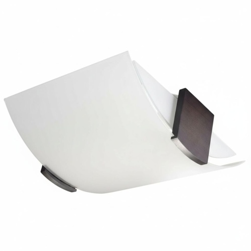 Plafon Emilio – biały plafon z matowym szklanym kloszem do salonu, sypialni i nowoczesnych wnętrz.