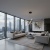Lampa LED Trio w penthousie.