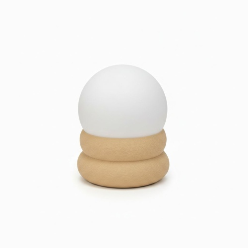 Lampa stołowa Kula beige.