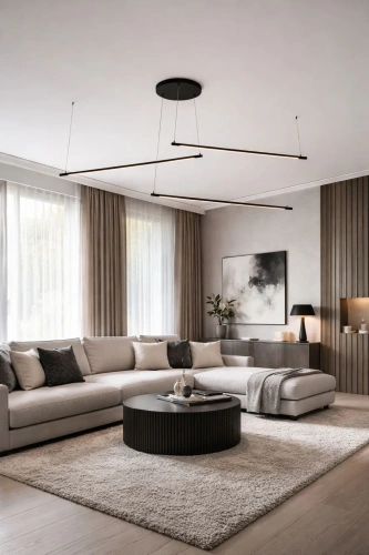 Nowoczesna lampa LED Velo w salonie