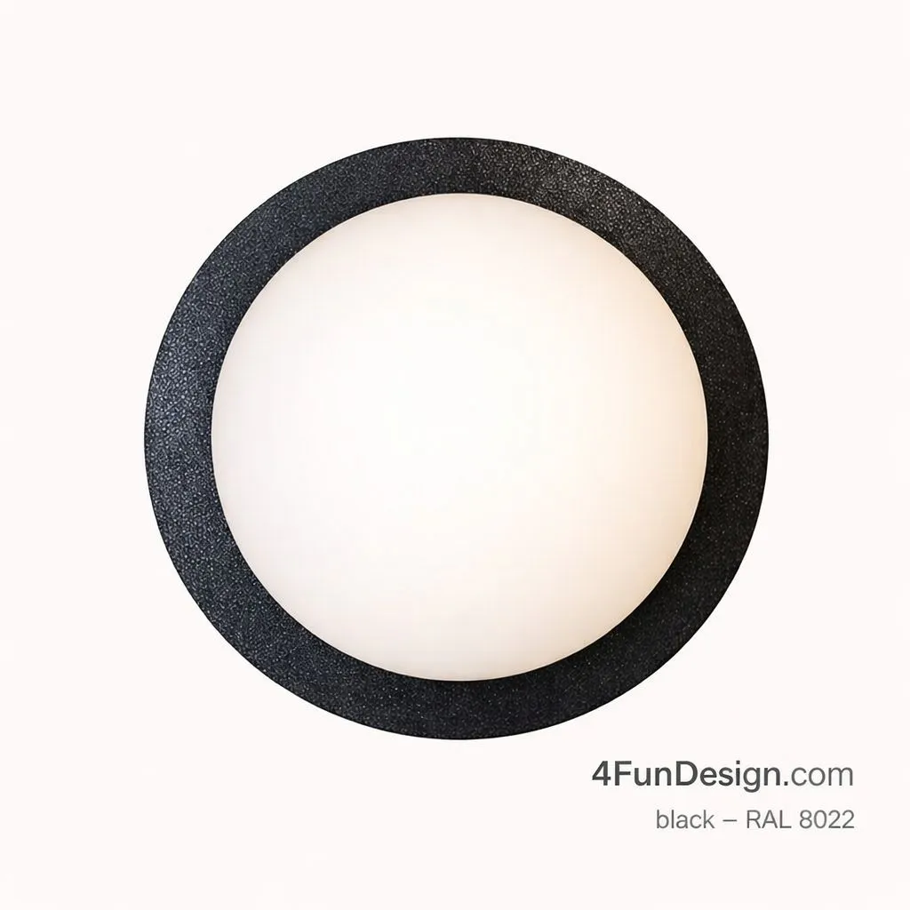 Kinkiet Luna black