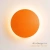 Kinkiet Ring bright orange