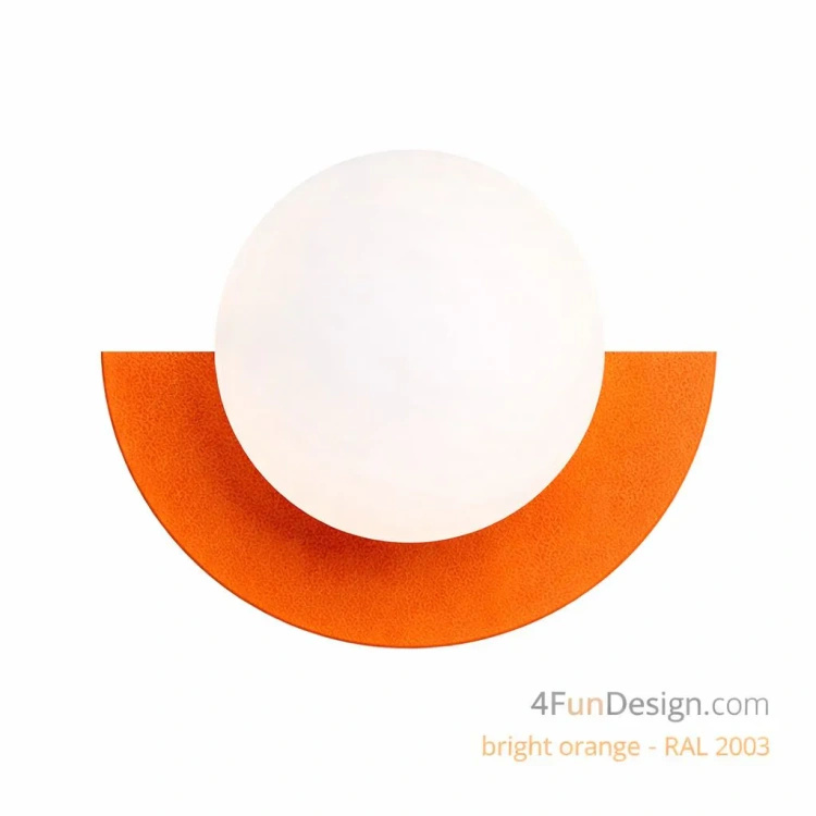 Kinkiet Moon bright orange