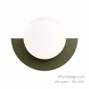 Kinkiet Moon green olive