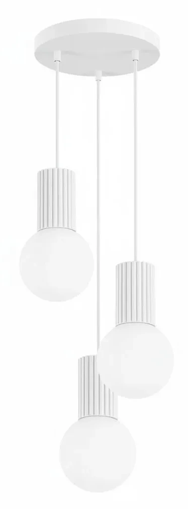 Lampa wisząca Arcus ball 3P biała