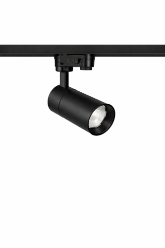 Reflektor szynowy Astra 10W czarny z LED COB i zmienną barwą światła 3000K, 4000K, 6500K.