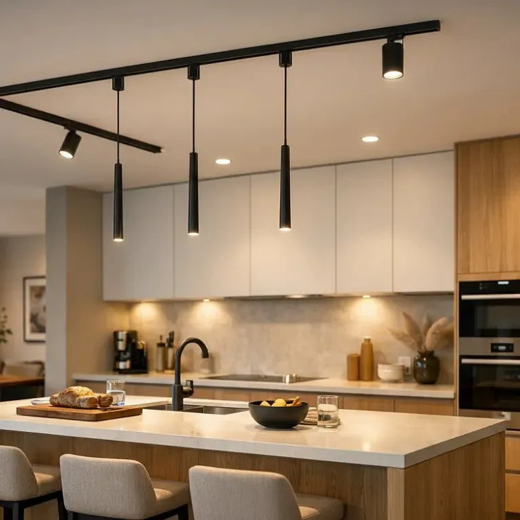 Oświetlenie szynowe w kuchni 3m listew